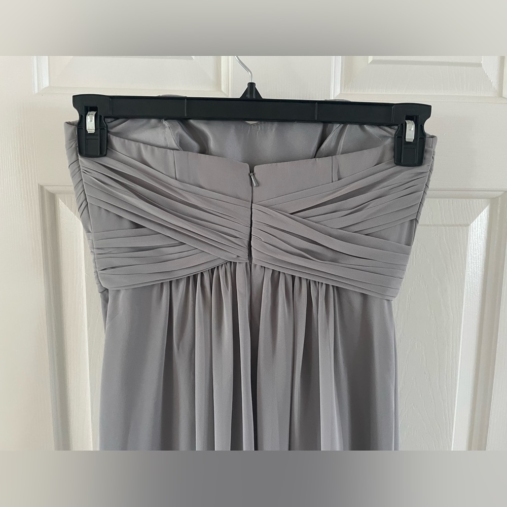 David’s bridal chiffon dress, size 0 - Picture 2 of 4